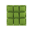 9 poches jardinière verticale jardinière sac suspendu fleur élèvent la poche de planteur