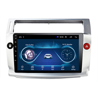 9 pouces 2Din Android 9.1 voiture stéréo Radio lecteur multimédia Quad Core 1 + 16G WIFI GPS Navi FM pour citroën C4 C-T