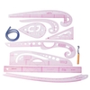 9 style français courbe outil de couture coudre trousse de modèle de règle de dessin pour la couture couture conception