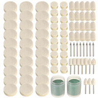 90 pcs Rotary Outil Accessoires Set Kit Feutre De Polissage Meulage Ponçage Outil