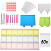 90 Pièces Diamant Outils de Peinture Diamant Boîte De Broderie 5D Diamant Accessoires DIY Artisanat Diamant Stylus Outil