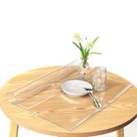 90 x 180 cm PVC Transparent Imperméable Nappe Imperméable À Lhuile Pad Nappe Mat Matières Premières