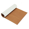 900mmx2400mmx5.5mm Lumière Marron et Blanc EVA Mousse Faux Teck Bateau Yacht Synthétique Teck Decking