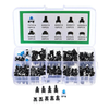 900Pcs 10 Values Tactile Push Button Switch Mini Momentary Tact Assortment Kit DIY