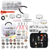 900pcs filles collier de bricolage fermoirs de homard en métal crochets faire des perles ensemble de fabrication de bijo