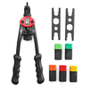 900Pcs Rivet Nut Tool Hand Riveter Gun Rivet Nut Setter Kit avec étui