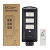 900W 576LEDs 6V/18W Réverbère solaire LED étanche avec télécommande