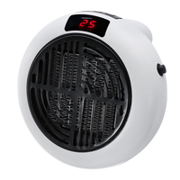 900W Mini ventilateur de chauffage électrique portable prise murale ventilateur à air chaud pour bureau à domicile