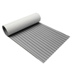 900x2300x6mm Mousse EVA Gris et Noir Marine Revêtement de Sol Faux Teck Bateau Feuille Platelage