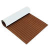 900x2400x5.5mm Dark Brown EVA Mousse Teck Bateau Plancher De Toit Yacht Synthétique Teck Decking Pad