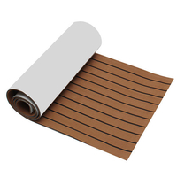 90x200cm/90x230cm mousse EVA 6mm marron sol Faux teck bateau platelage feuille Pad