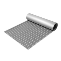 90x240 cm Gris avec Blanc EVA Mousse Teck Bateau Plancher De Toit Yacht Synthétique Teck Decking Pad