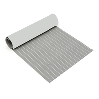 90x240cm Gris clair avec blanc EVA Mousse Teck Parquet pour bateaux Yacht en bois Carré en teck synthétique