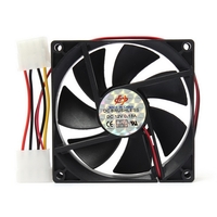 90x90x25mm 12V 4 Broches Ordinateur PC Processeur Silencieux Ventilateur de Refroidissement du Boîtier Ventilateur