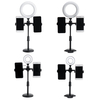 9/16 cm 3 modes de température de couleur Anneau de couleur de lumière de remplissage avec double support de téléphone p