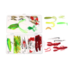 94/164 pièces ensemble de leurres de pêche grenouille réaliste Soft appâts Kit de pêche portable outils de pêche en plei