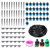 94pcs 25 mètres usine de bricolage arrosage automatique système darrosage goutte à goutte système darrosage tu