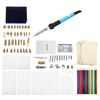 94pcs 60w kit de fer à souder électrique bois outil de bricolage stylo pyrogravure