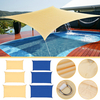 95% UV Pare-soleil rectangle anti-sable pour voile dombrage en bloc pour terrasse darrière-cour extérieure