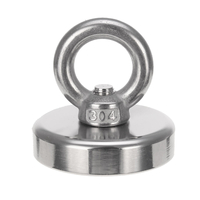 96KG D50mm Néodyme Récupération Aimant Pêche En Métal Mer Rivière Trésor Chasse Au Trésor Recherche Aimant