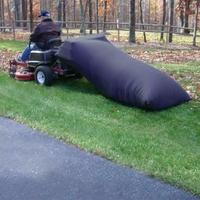 96x48x66in Lawn Tractor Leaf Bag Tondeuse autoportée Énorme sac de rangement pour système de collecte universel
