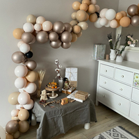 97/167 pièces ballon Garaland arc Kit mariage feuille dabricot ballon crème pêche anniversaire anniversaire fête dé