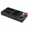 98 grilles Batterie support dorganisateur de stockage avec boîte de boîtier de testeur Batterie amovible