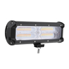 9inch 48 LED DC9-32V 144W 14400LM 6500-7000k IP68 Phares Lumière blanche et jaune de stroboscope