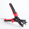 9inch Heavy Duty Leather Hole Punch Pinces à main Trous de ceinture Poinçons 6 Taille