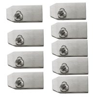 9pcs 0.6mm jardinage inoxydable Lames en acier pour remplacer husqvarna automower 210 220 230 260 265