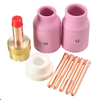 9pcs 3 / 32inch tig torche de soudage 17/18/26 tak18 grand gaz accessoire objectif du kit