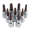 9Pcs 3/8 Inch Drive Sockets Set T10-T50 Cinq Angle Torx Tournevis Bits Socket
