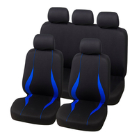 9PCS 5 siège universel housse de siège de voiture coussin de coussin de siège automatique confortable respirant