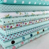 9pcs DIY Bundles Tissu Fat Quarters Cotton Florals Vichy Craft Quilt Couture