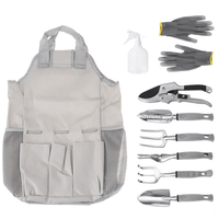 9pcs ensemble doutils de jardinage plante en pot succulente jardin cisaille truelle outils à main