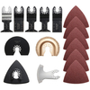 9pcs lames de scie avec 32pcs Sandpaper Oscillant Multitool