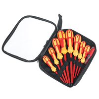 9pcs électriciens isolés tournevis magnétiques outils de tournevis à main ensemble tournevis isolé multifonctionnel