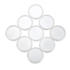 9pcs N35U aimant circulaire chauffé de lit 25 * 2mm avec colle haute température pour colle arrière pour imprimante 3D