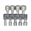 9pcs 1/4 pouce Hex Shank Power Nut Driver Foret Bit Set 5-13mm Socket Wrench