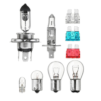 9 Pcs H4 H7 H1 1156 1157 G18 Kit de remplacement des ampoules de voiture Kit ampoule halogène universelle