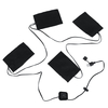 9W 5-12V USB Chauffage 4 protections 3 vitesses Gilet thermique plaque chauffante Veste Moto hiver chaud