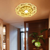 9W 90-260V cristal LED plafonnier luminaire suspension lampe éclairage lustre pour chambre salon couloir