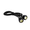 9W LED Feux de brouillard de voiture COB Lampes de conduite de feux de jour à distance sans fil
