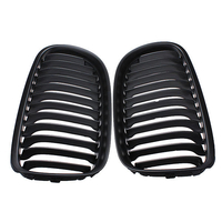 A Set Noir Car Mat Grille Grille Avant pour BMW E90 LCT 3-Serise