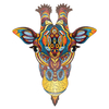 A3 / A4/A5 Puzzle 3D en bois mignon en forme de cerf bricolage chaque animal en forme dartisanat jouet anti-stress