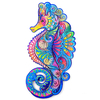 A3 / A4/A5 puzzle 3D hippocampe en bois bricolage chaque animal en forme dartisanat jouet anti-stress éducation pré