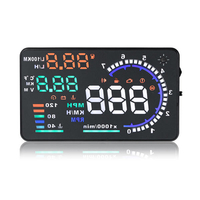 A8 5.5inch Voiture HUD Affichage Tête Haute avec OBD2 Fiche d