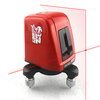 A8826D Laser niveau 2 croix rouge ligne 1 point 360 degrés rotatif auto-nivelant Laser Nivel Diagnostic