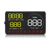A9 5, 5 pouces voiture HUD OBD OBD2 Head Up affichage numérique compteur de vitesse pare-brise projecteur fatigue alarme