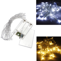 AA Batterie Mini 20 LED Cool / Warm White Christmas String Fairy Lights Décorations de Noël Liquidation Lumières de Noël